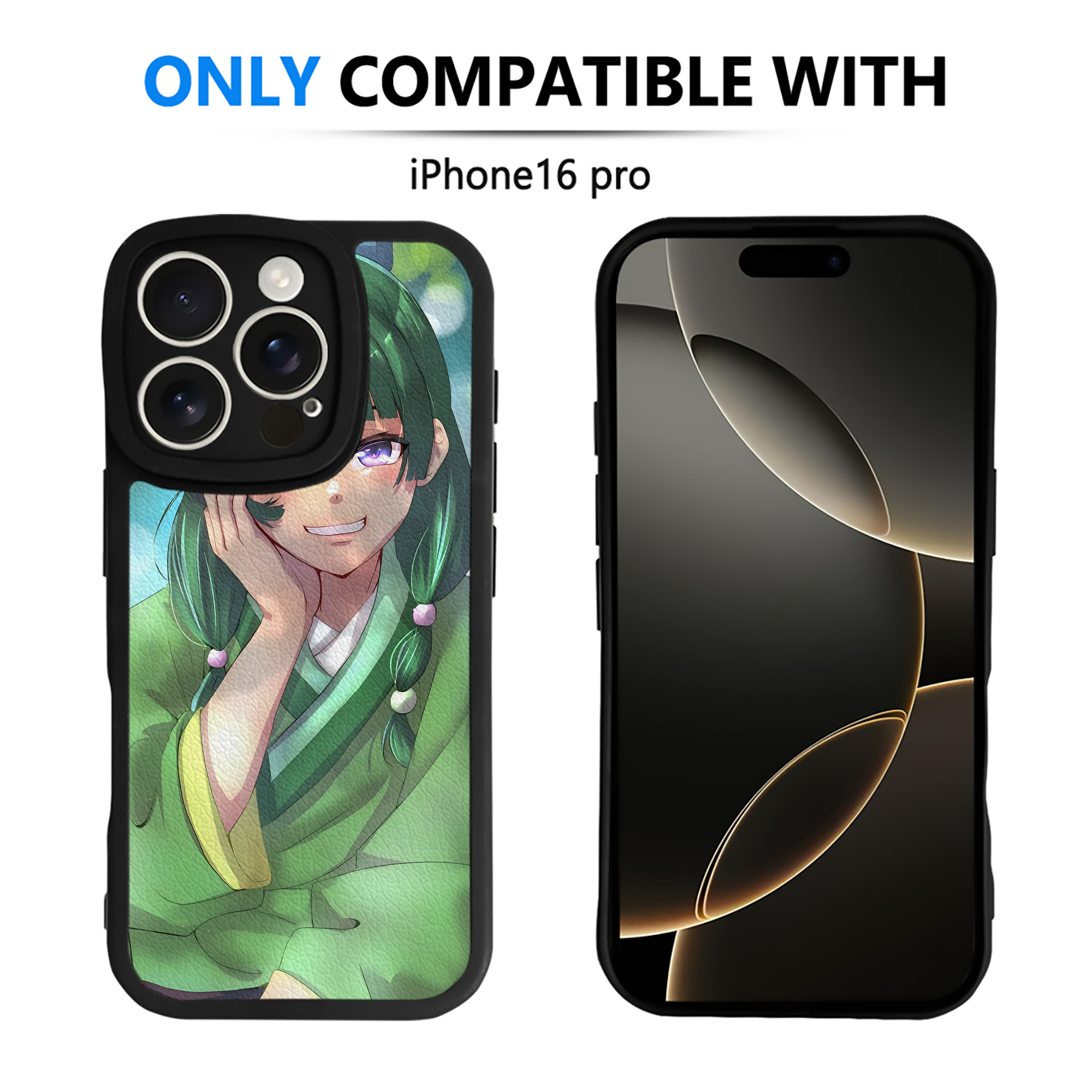（画像用） 薬屋のひとりごと The Apothecary Diaries 【iPhone 16シリーズ対応】シリコンスマホケース（レザー調） 材質：シリコン